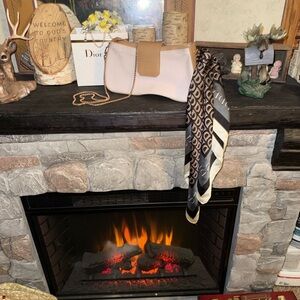 Dior Cream and Tan Shoulder Bag